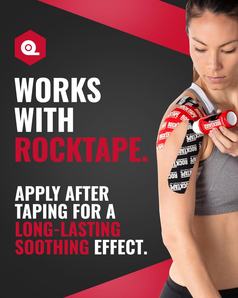 ROCKTAPE RockSauce Fire, 3 oz Roll-On - Easy to use Pain Relief Cream - Capsaicin & Menthol Formula Relieves Muscle & Joint Pain - Works w/ RockTape - No-Mess Applicator - Dye-Free, Won't Stain Clothes - Image 4